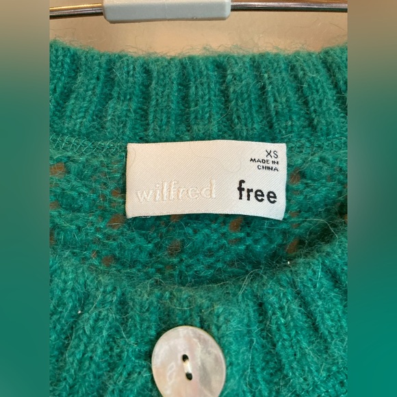 Mohair cropped cardigan (Wilfred) - Picture 2 of 7